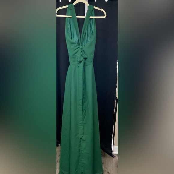 Elegant Green Dress NWT Corset back PTP 16 - Picture 2 of 8